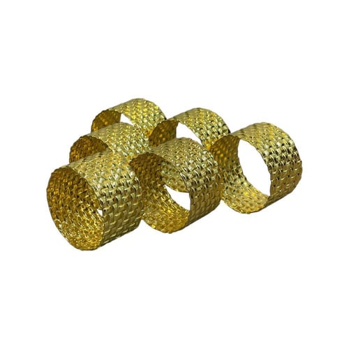 خواتم مناديل سفرة 6 قطع