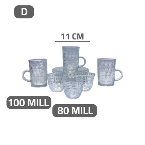 طقم زجاجى 36 قطعة