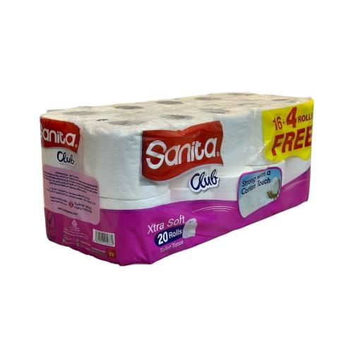 سانيتا كلوب ورق حمام 16+4