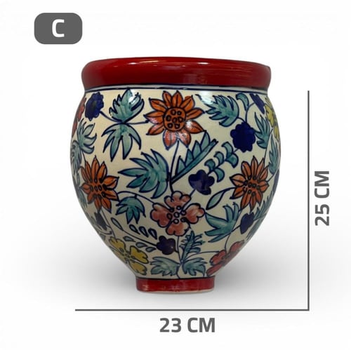 فازة نقشة أزهار