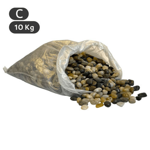 حصى مشكل ديكور نباتات