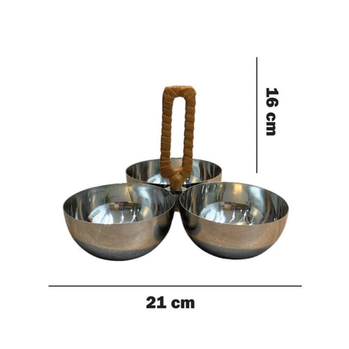 طقم ستانلس ستيل مع الجلد الفاخر