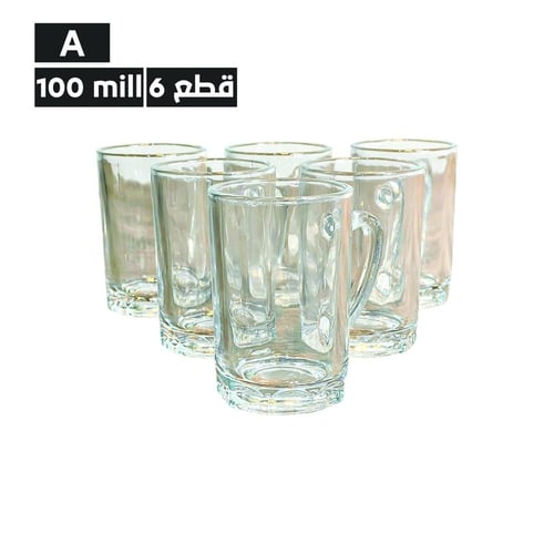 طقم بيالات شاهي زجاج