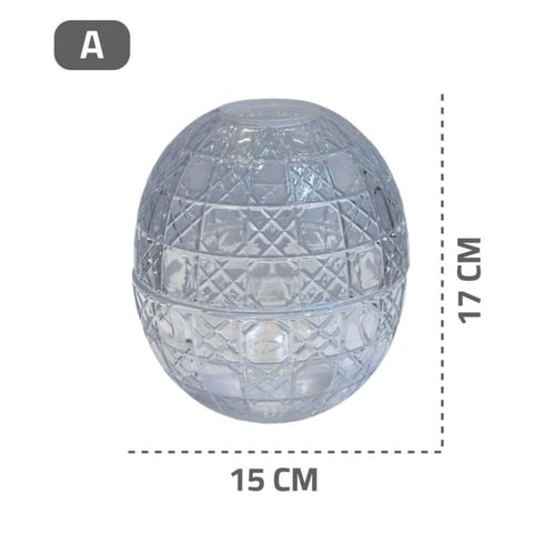 علبة مناديل زجاجية