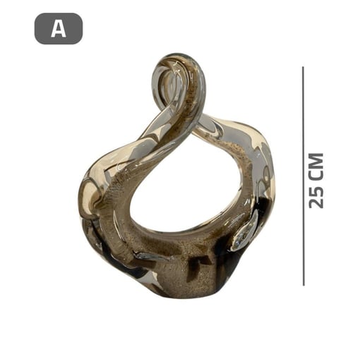 تحفة زجاج مموج