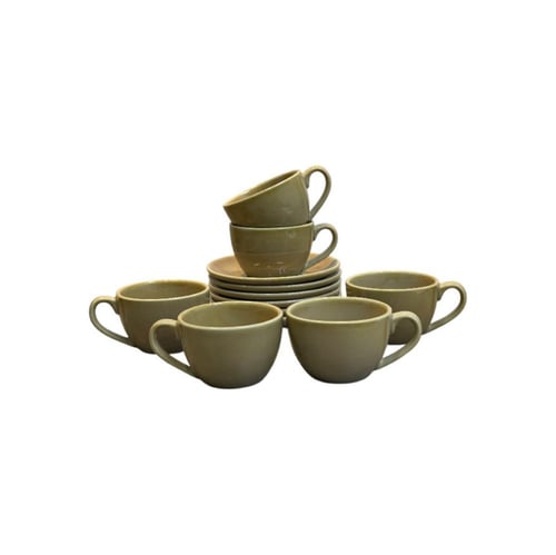 طقم أكواب سيراميك 6 أشخاص