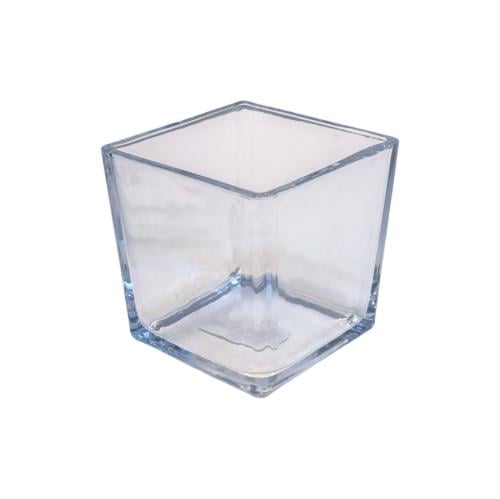 فازة زجاج مربعة