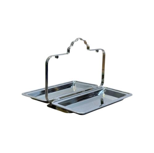 ستاند تقديم قابل للطي ستيل مستطيل