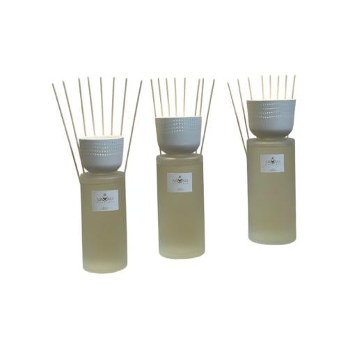 معطر مع أعواد خشب دغطاء أبيض HILTON