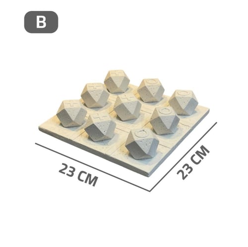 تحفة جبسية اكس او 23*23 سم