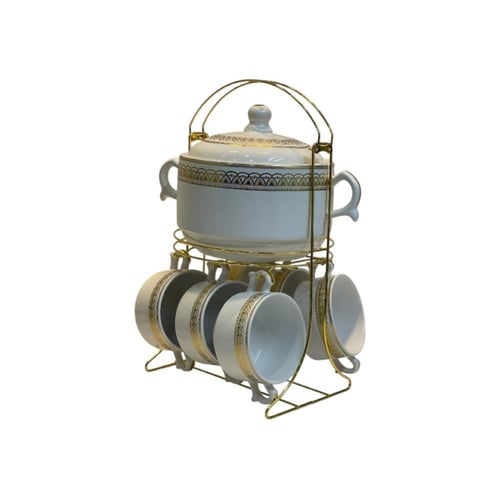 طقم شوربة سيراميك 7 قطع