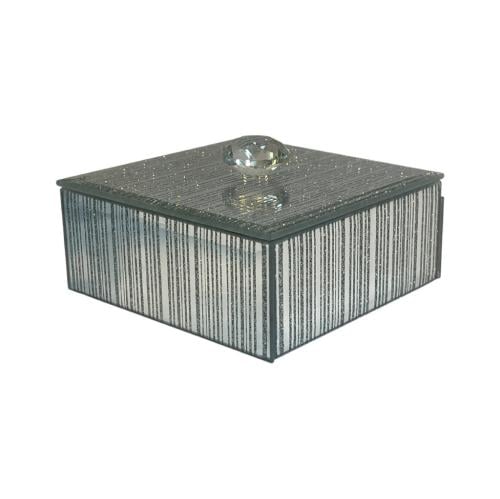 علبة مجوهرات زجاج