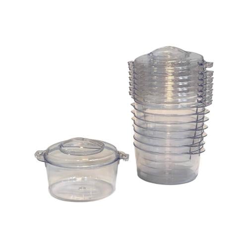 كأس حلا بلاستيك شفاف