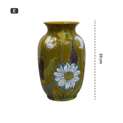 جرة سيراميك زخرفة صينية 25 سم