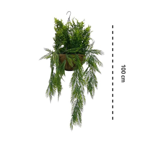 مكرمية مع خضار متدلي