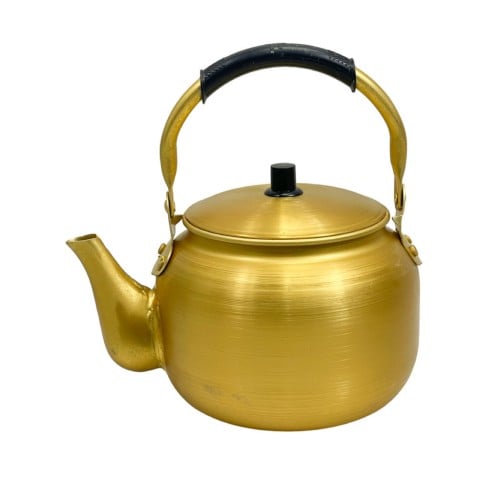 إبريق شاي ألمونيوم أصفر