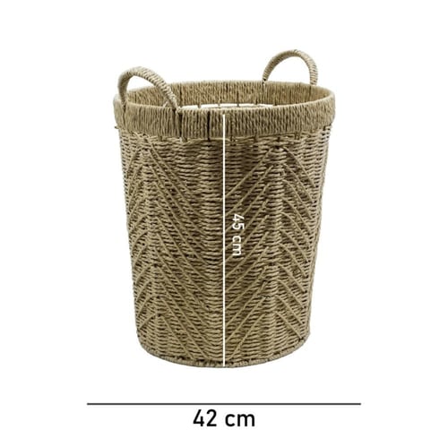 سلة غسيل خوص