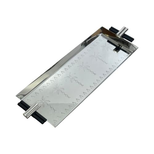 طوفريات تقديم ستيل مقابض سوداء