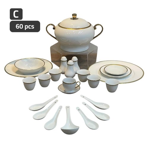 طقم سفرة فخم 60 قطعة