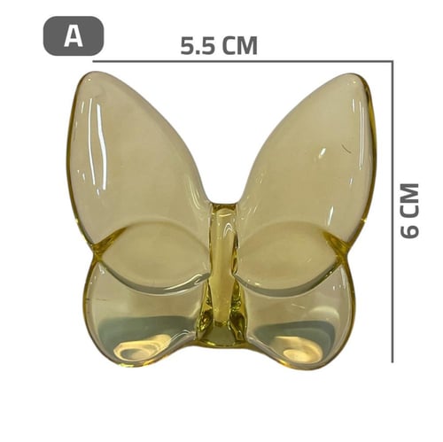 فراشة زجاج ديكور
