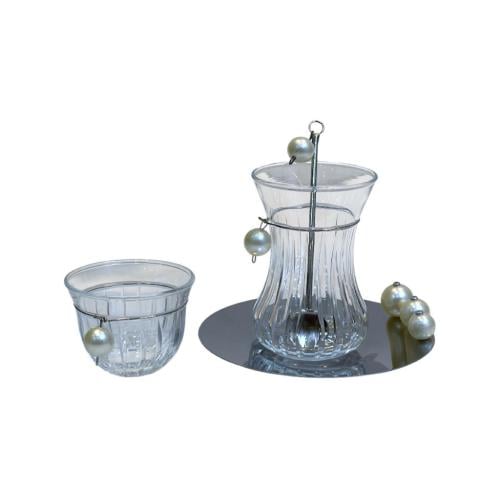 طقم كاسات ضيافة 24 قطعة