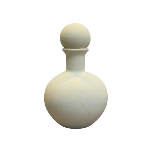 فازة سيراميك بغطاء كرة