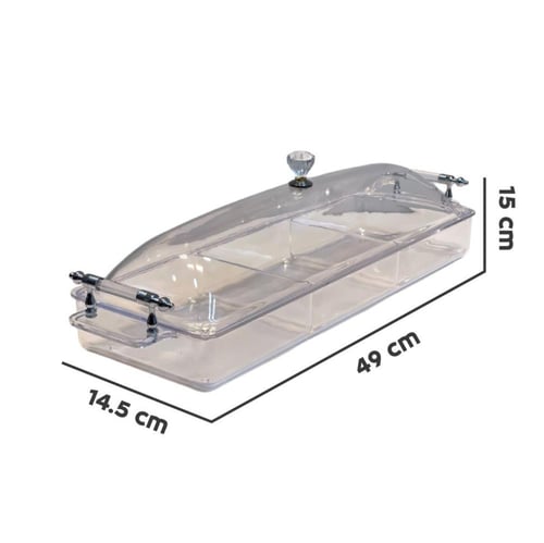 صينية تقديم اكرلك بغطاء