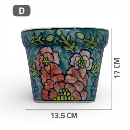 فازة خزف أخضر