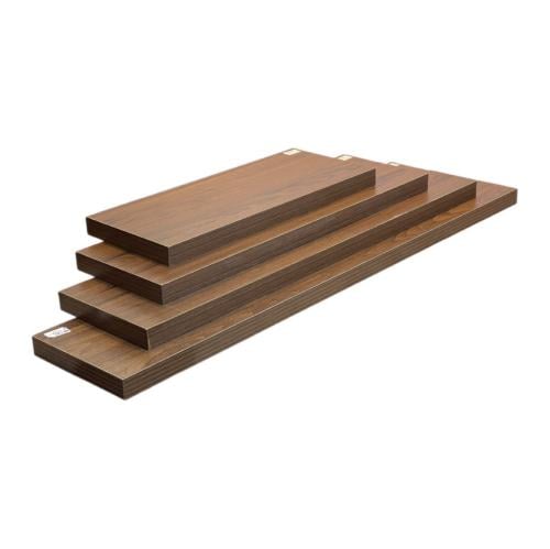 Dark brown rectangular elevation
