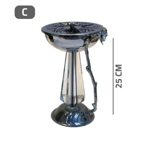 مبخرة وردة ستيل