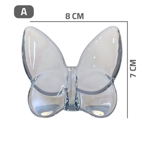 فراشة زجاج ألوان
