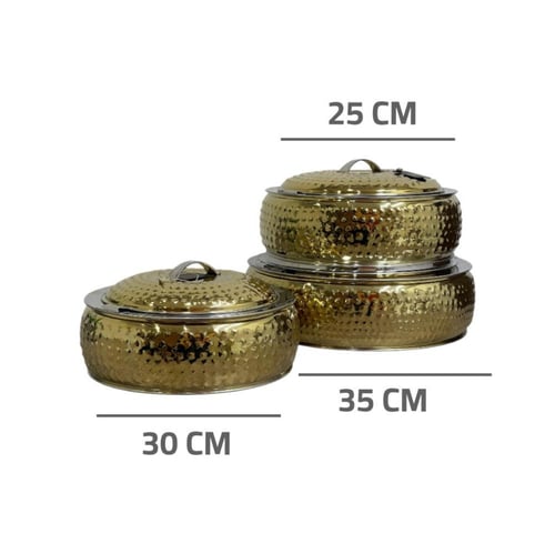 طقم حافظات ميلانو بنتلي مذهب 3 قطع