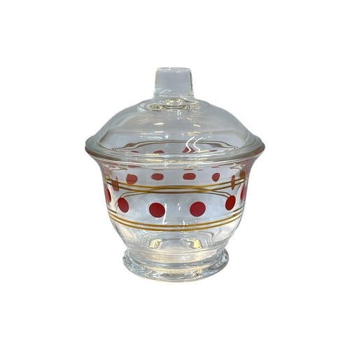 سكرية زجاج نقط زرقاء