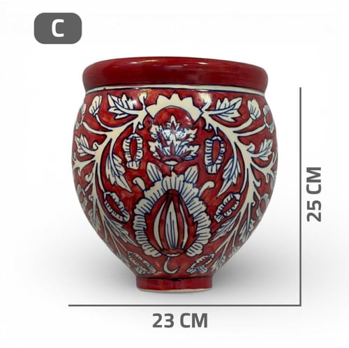 فازة خزف أحمر