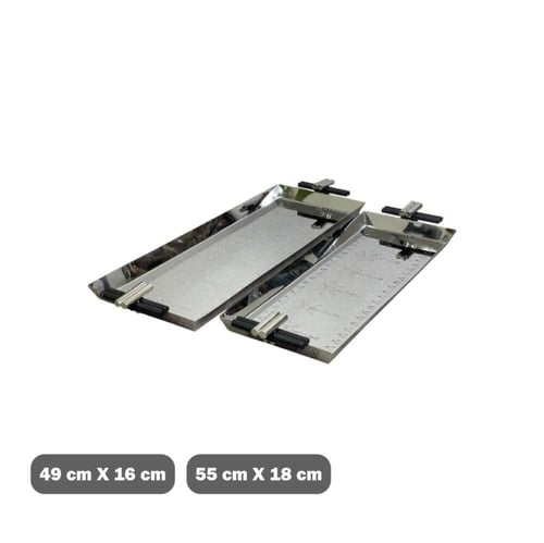 طوفريات تقديم ستيل مقابض سوداء