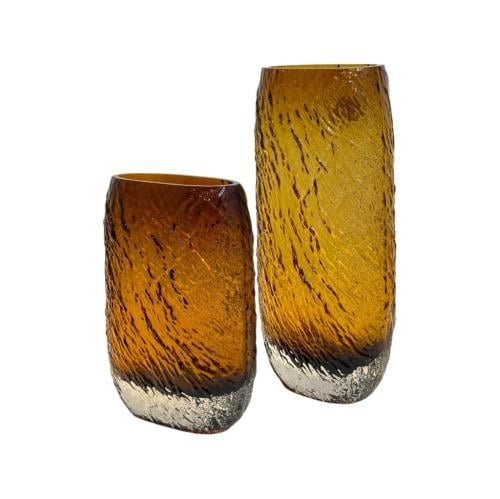 فازة ورد زجاج