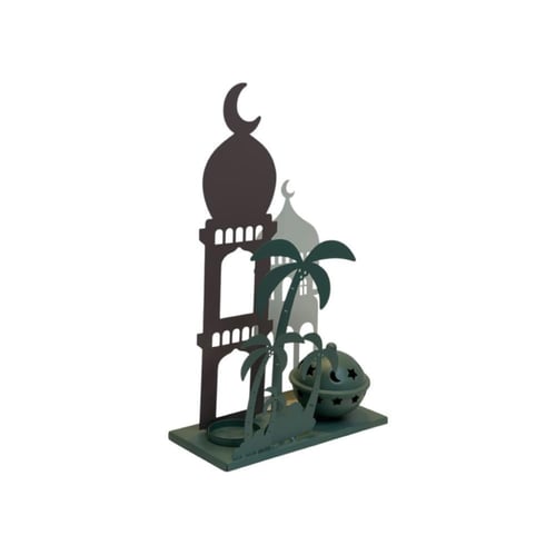 مبخرة رمضانية مع شمعدان