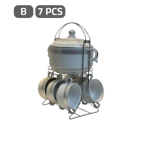 طقم شوربة سيراميك 7 قطع