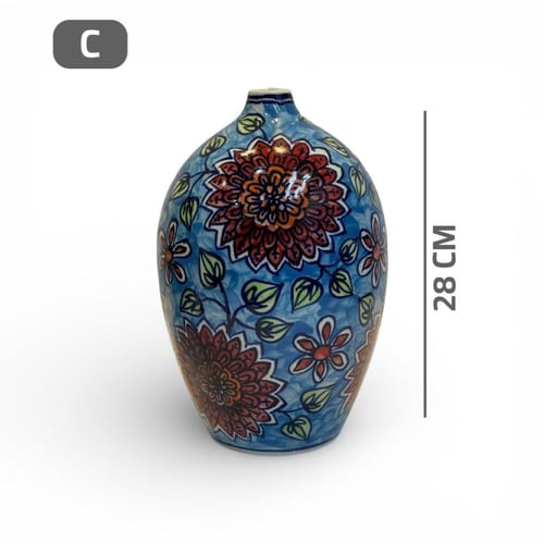 علبة زهرة حمراء