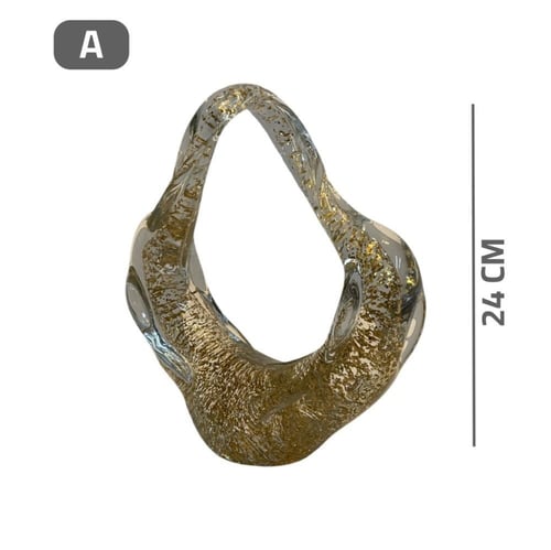 تحفة ديكور زجاجية