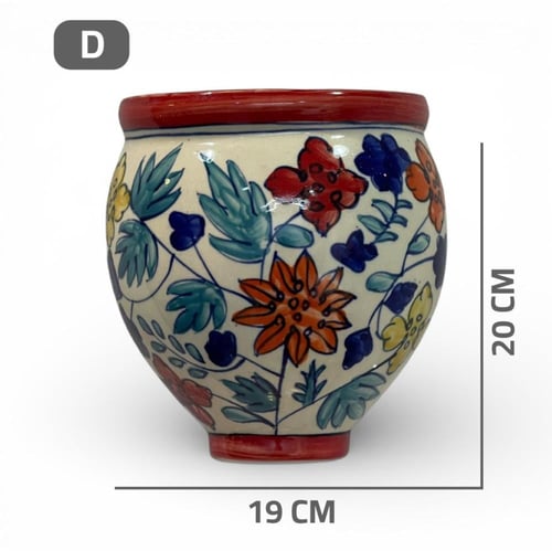 فازة نقشة أزهار