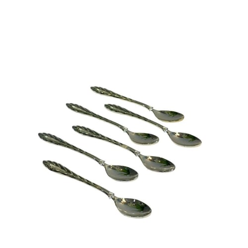 ملاعق شاي فضي 6 قطع