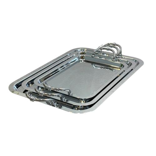 طقم طوفريات ستانلس ستيل فضي