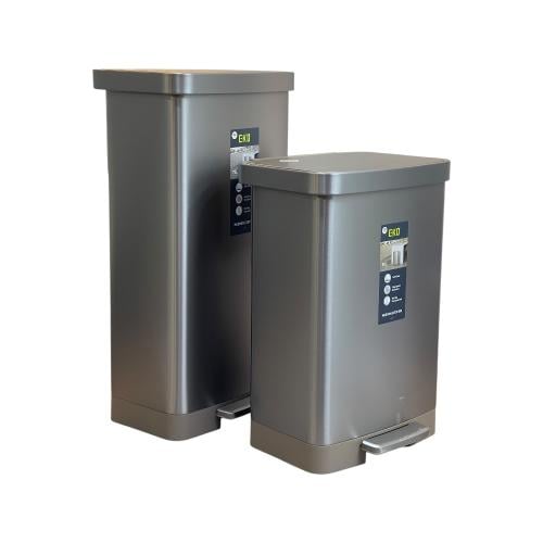 سلة مهملات ستيل ايكو مع دواسة