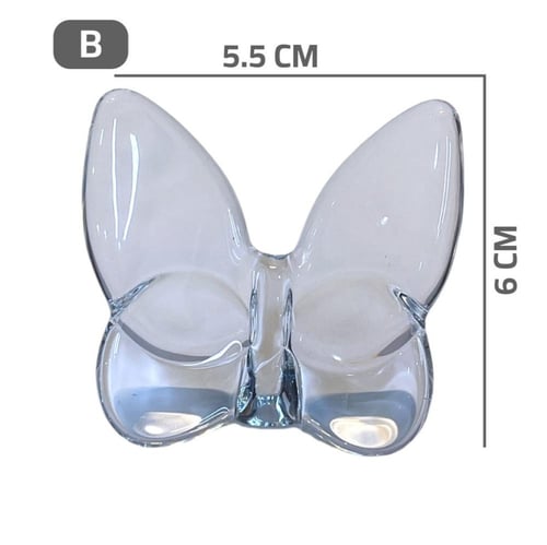 فراشة زجاج ديكور