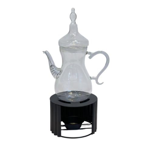 دلة زجاج مع ستاند