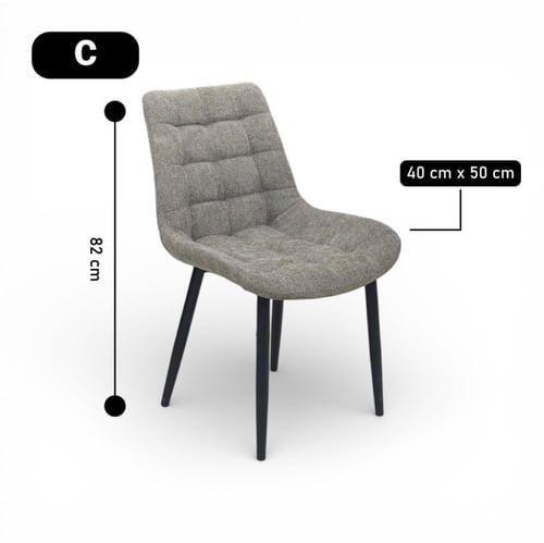 كرسي مفرد مريح كتان