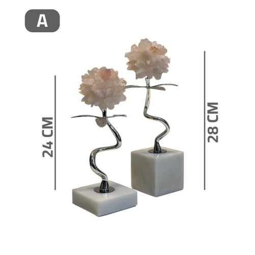 تحفة وردة زجاج
