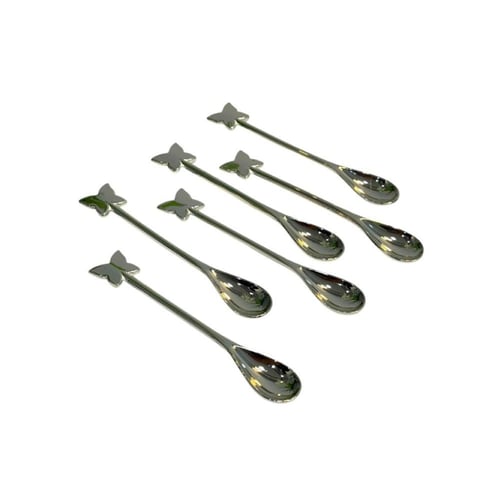 ملاعق شاي فضي 6 قطع