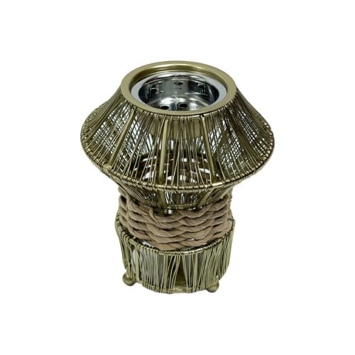 مبخرة معدنية لون ذهبي